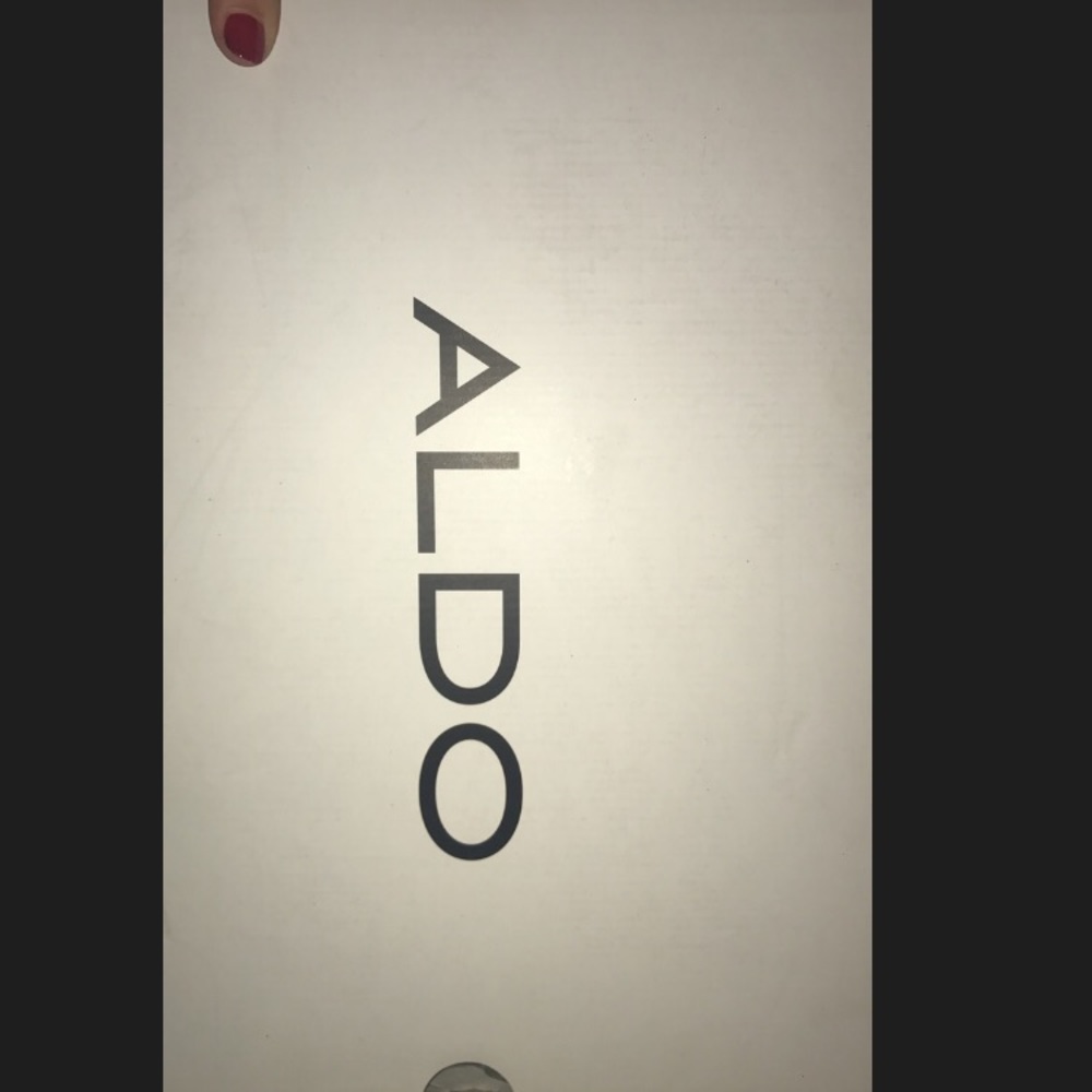 Black suede over the knee aldo boots